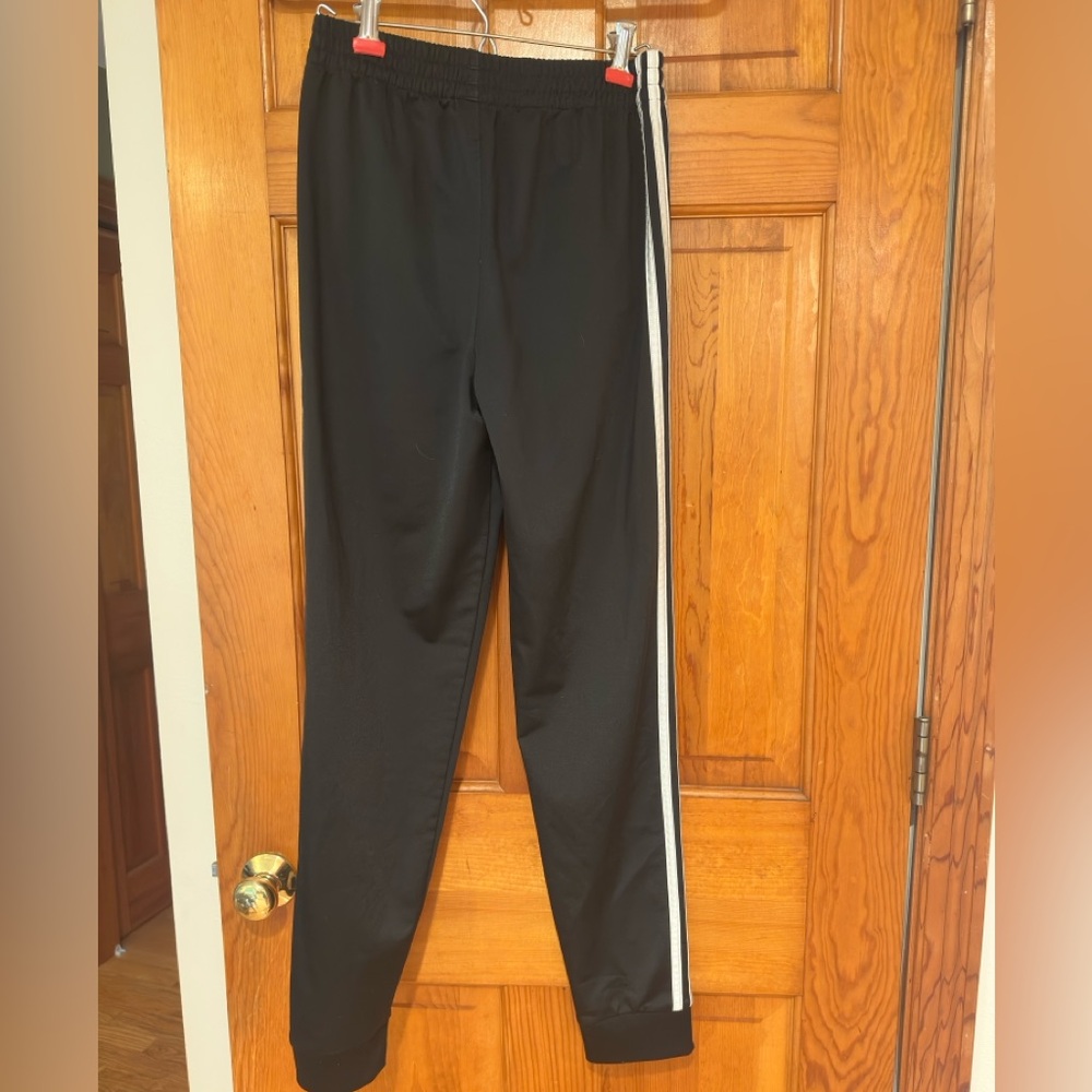 Adidas Unisex Jogger Sweatpants with White Stripes - Picture 3 of 4